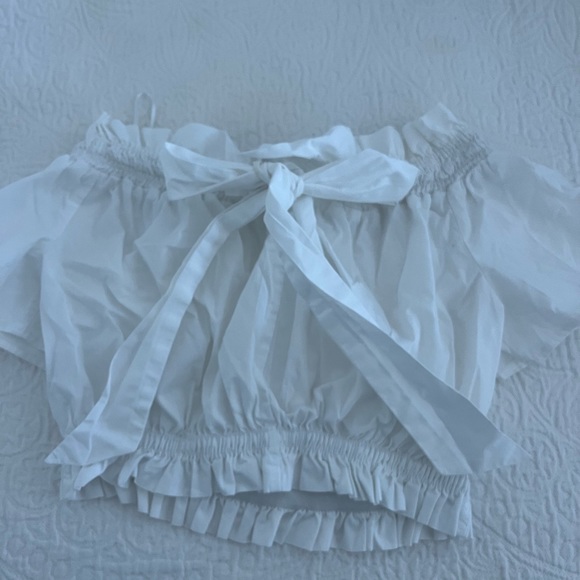 Zara ruffle crop top - Picture 2 of 2